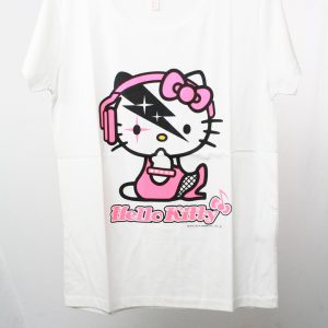 Punk Style Hello Kitty Printed T-Shirt | KarongGoni.com